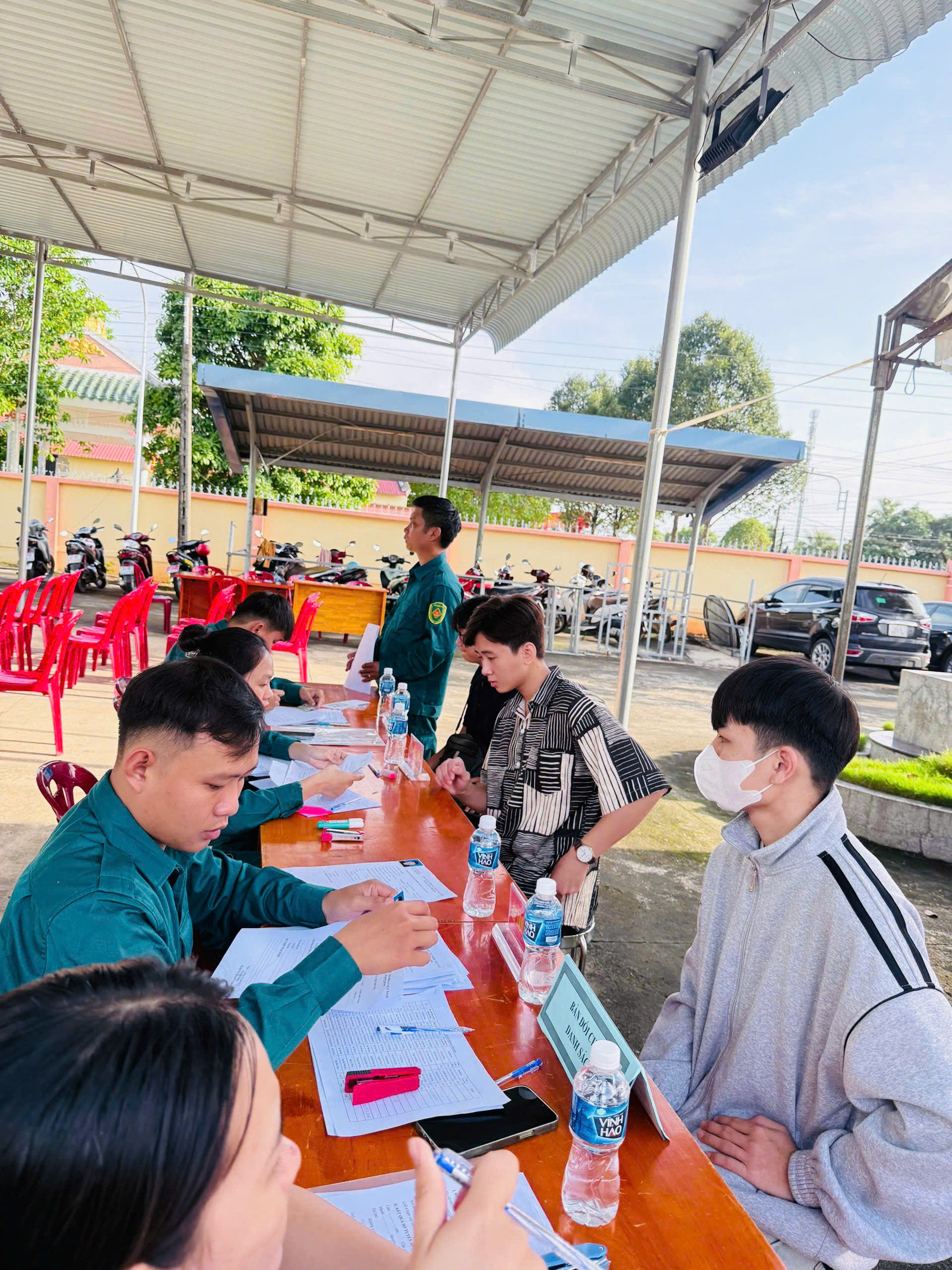 Xã Xuân Thành Tổ chức kiểm tra, sơ tuyển sức khoẻ đối với thanh niên chuẩn bị nhập ngũ và thực hiện nghĩa vụ tham gia CAND năm 2026