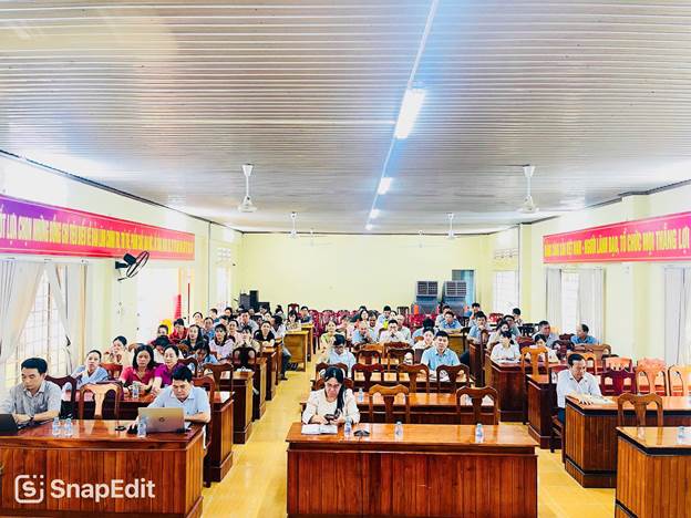 Xã Xuân Thành tham dự Hội nghị trực tuyến toàn quốc hướng dẫn nghiệp vụ công tác bầu cử