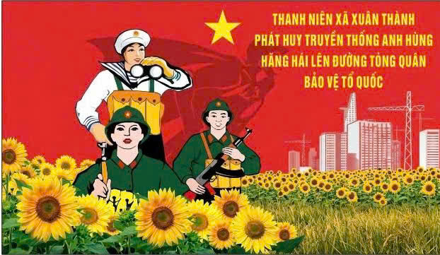 THANH NIÊN ƯU TÚ XÃ XUÂN THÀNH HĂNG HÁI LÊN ĐƯỜNG THỰC HIỆN NGHĨA VỤ QUÂN SỰ VÀ NGHĨA VỤ THAM GIA CÔNG AN NHÂN DÂN NĂM 2026