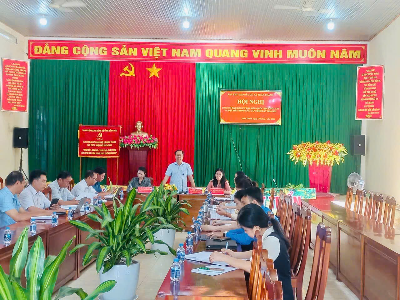 Ban chỉ đạo bầu cử xã Xuân Thành họp triển khai nhiệm vụ về công tác bầu cử đại biểu Quốc hội khoá XVI và đại biểu HĐND các cấp, nhiệm kỳ 2026 -2031.